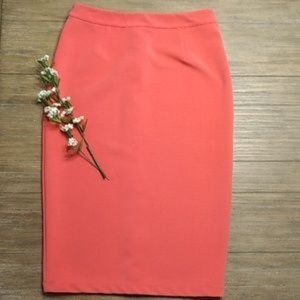 Versona Coral Pencil Skirt